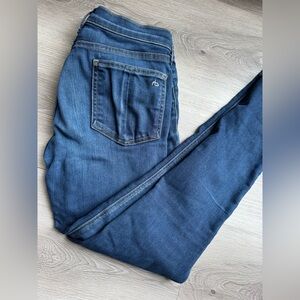 Rag & Bone Ankle Skinny Classic Blue Denim Jeans size 29